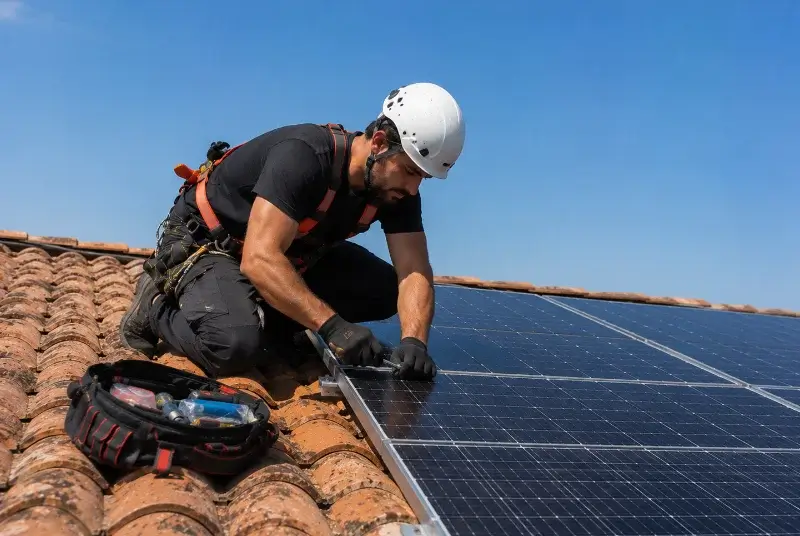Maintenance et monitoring de panneaux solaires à Basse-Goulaine